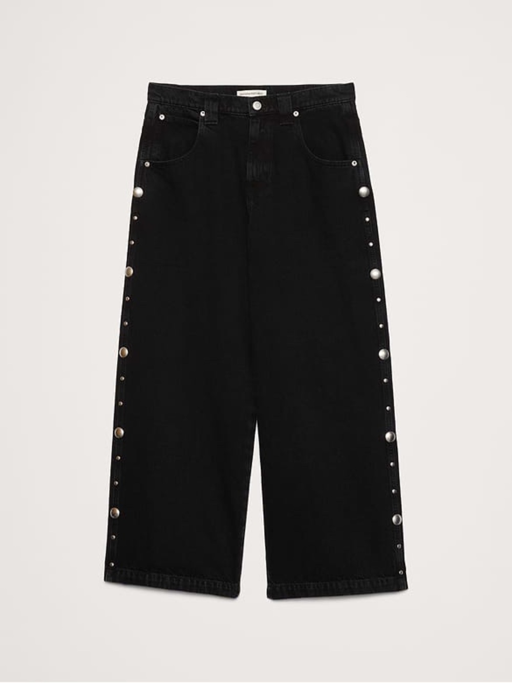 Banana Republic LOW-RISE LOOSE STUDDED CROPPED JEAN